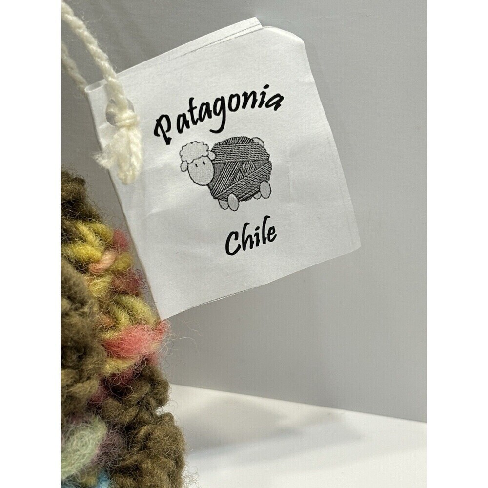 Vintage Doll Handmade Crochet Hand Knitted Patagonia Chile 6.5" Colorful - Picture 7 of 11